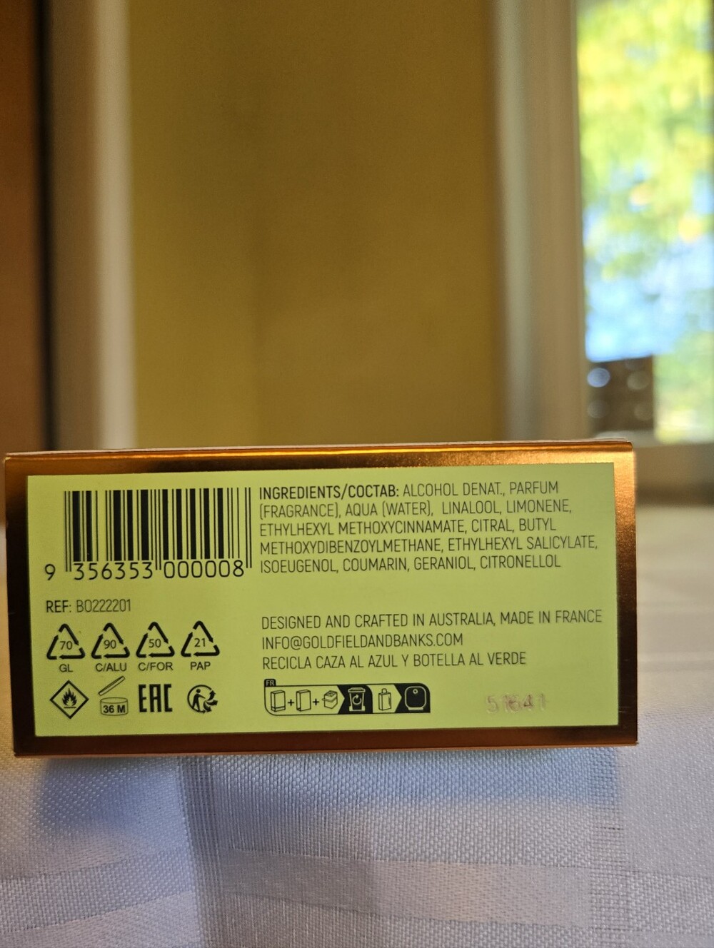 GOLDFIELD&BANKS BOHEMIAN LIME 100ml. - Picture 6 of 9